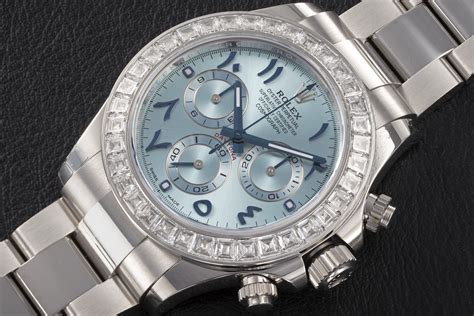 rolex daytona platinum baguette diamond dial|Rolex platinum review.